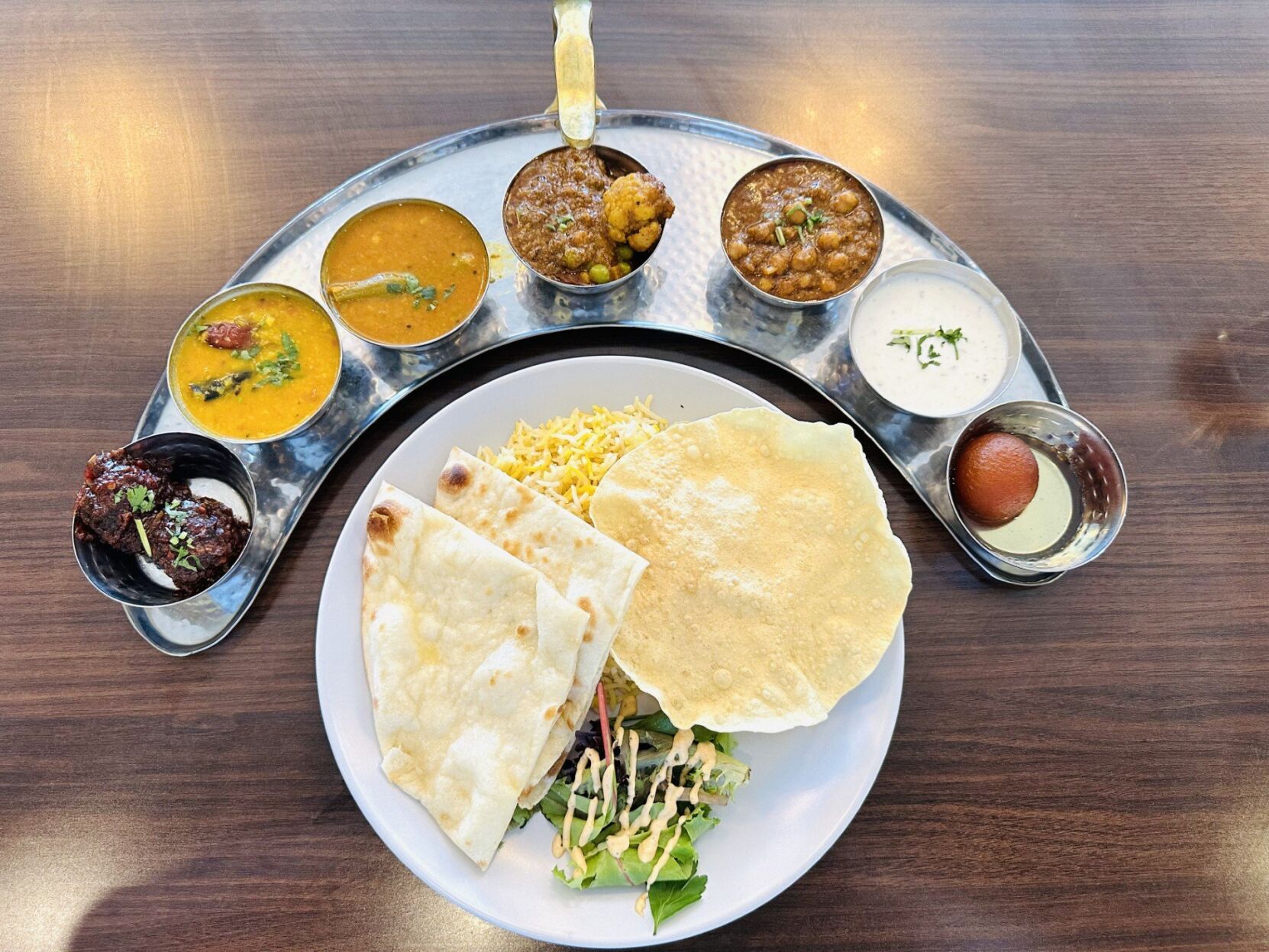 Bayleaf restaurant thali